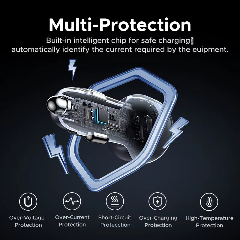 Car Charger PD30W USB C Fast Charger for Iphone 16 15 Fast Charging for Mobile Phone USB C Car Charger