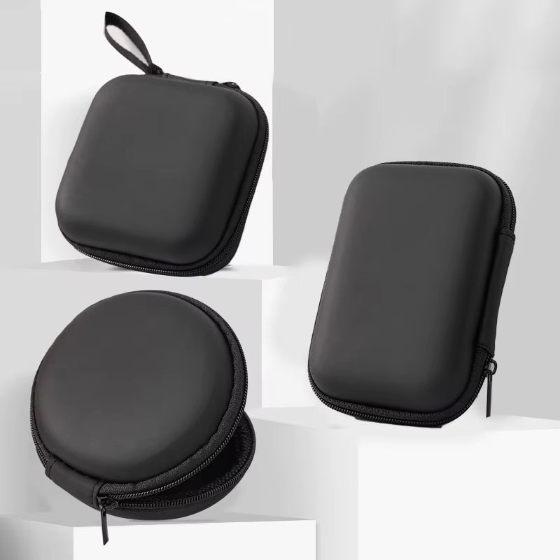 Portable Mini 3C Hard Shell Digital Gadgets Storage Bag Artificial Leather Earphone Charger Case Data Cable U Disk Organizer