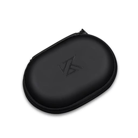 KZ Earphones Case PU Leather Oval Headphone Box Bag Travel Dustproof Organizer Small Holder Headset Accessories