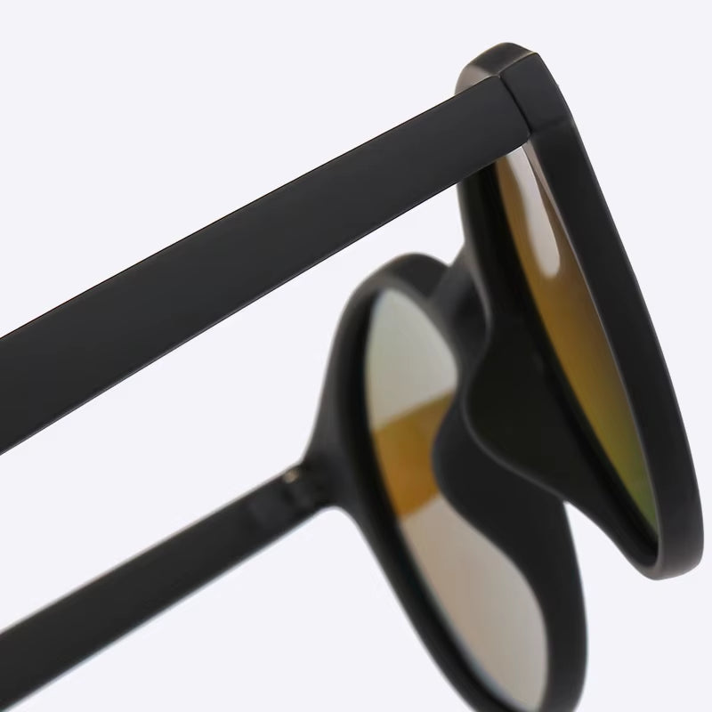 Fashion round Polarized Sunglasses Men Women Classic Vintage Black Driving Sun Glasses Circle Oval Designer Retro Sunglass UV400