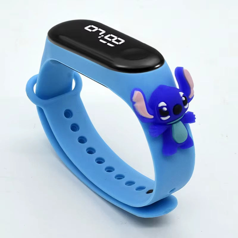 Cartoon Marvel Children'S Watch Fashion Watches Electronic Digital LED Display Watches Waterproof Holiday Gift Kids Watches