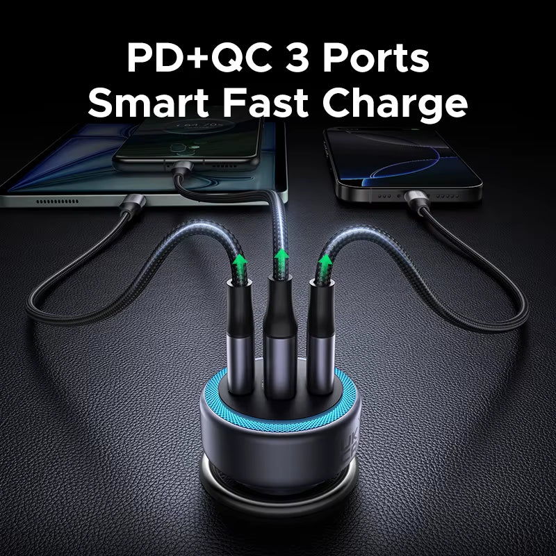 Car Charger PD30W USB C Fast Charger for Iphone 16 15 Fast Charging for Mobile Phone USB C Car Charger